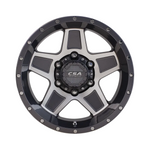 CSA WHEELS DAKAR Gunmetal Machined Face 4x4|17X8.5 6/139.7, Offset +0, Centre bore 110, Load Rating 1250 kg
