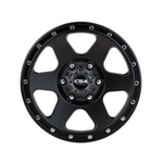 CSA WHEELS DUNE LARGE CAP Satin Black 4x4|17X9 5/150, Offset +35, Centre bore 110.1, Load Rating 1250 kg