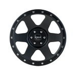 CSA WHEELS DUNE SMALL CAP Satin Black 4x4|17X9 10/114.3-120, Offset +35, Centre bore 73.1, Load Rating 1250 kg