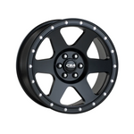 CSA WHEELS DUNE SMALL CAP Satin Black 4x4|17X9 10/114.3-120, Offset +35, Centre bore 73.1, Load Rating 1250 kg