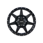 CSA WHEELS Hawk Large Cap GLOSS BLACK 4x4|17X9 6/139.7, Offset +35, Centre bore 110, Load Rating 1250 kg