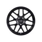 CSA WHEELS Milan GLOSS BLACK Passenger|17X7 10/108-114.3, Offset +45, Centre bore 73.1, Load Rating 690 kg