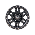 CSA WHEELS Militant CSA-X Satin Black 4x4|17X9 6/139.7, Offset +18, Centre bore 110, Load Rating 1136 kg