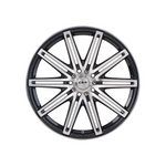 CSA WHEELS Nitrous GUNMETAL BLACK MACHINED FACE Passenger|14X6 8/100-114.3, Offset +38, Centre bore 67.1, Load Rating 690 kg