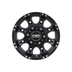 CSA WHEELS RAPTOR CARAVAN Satin Black 4x4|15X6.5 5/114.3, Offset +0, Centre bore 73.1, Load Rating 1300 kg