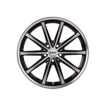CSA WHEELS Savanna GUNMETAL BLACK MACHINED FACE 4x4|15X6 8/100-108, Offset +45, Centre bore 67.1, Load Rating 690 kg