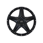 CSA WHEELS Stealth Large Cap SATIN BLACK 4x4|18X8 6/139.7, Offset +20, Centre bore 110, Load Rating 1250 kg
