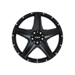 CSA WHEELS Stealth Small Cap SATIN BLACK 4x4|17X8 10/114.3-120, Offset +35, Centre bore 73.1, Load Rating 1250 kg