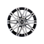 CSA WHEELS Vorst GUNMETAL BLACK MACHINED FACE 4x4|15X6 8/100-108, Offset +38, Centre bore 67.1, Load Rating 690 kg