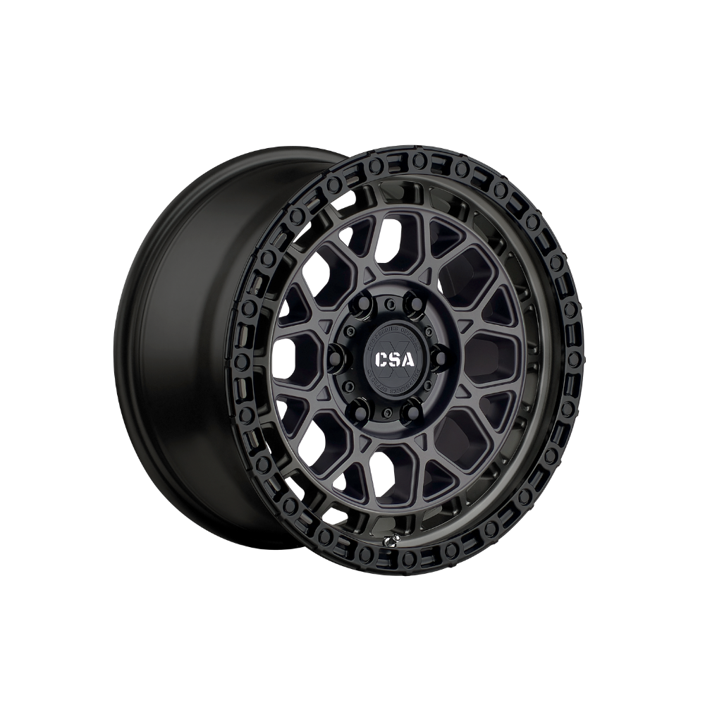 CSA WHEELS THUNDER Satin Graphite Black Lip|17X9 6/139.7, Offset +0, Centre bore 110, Load Rating 1500 kg