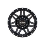 CSA WHEELS Renegade Large Cap SATIN BLACK 4x4|17X8 6/139.7, Offset +20, Centre bore 110, Load Rating 1250 kg