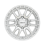 MONSTER COMMANDO Silver Machined|17X8 6/139.7, Offset +30, Centre bore 106.1, Load Rating 1500 kg