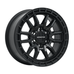 MONSTER COMMANDO Satin Black|17X8 6/139.7, Offset +20, Centre bore 106.1, Load Rating 1500 kg