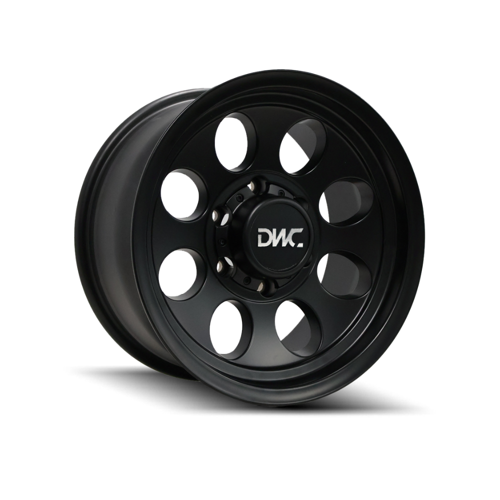 DWC LEGEND Satin Black|15X8 6/139.7, Offset -22, Centre bore 110, Load Rating 1250 kg