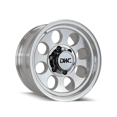 DWC Legend POLISHED 4x4|15X8 5/139.7, Offset -19, Centre bore 108, Load Rating 1250 kg