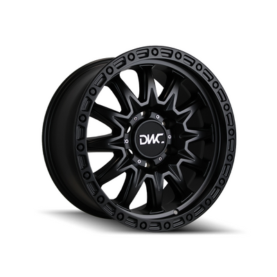 DYNAMIC ALLOY CONVICT Black 4x4|16X8 5/150, Offset +0, Centre bore 110.2, Load Rating 1500 kg