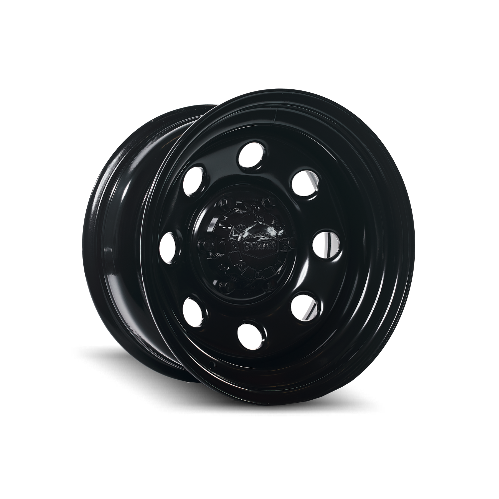 DYNAMIC WHEEL ROUND Satin Black 4x4|15X8 6/139.7, Offset -22, Centre bore 111, Load Rating 1120 kg