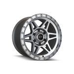 ELITE WEAPON SILVER MACHINED 4x4|17X9 6/139.7, Offset +15, Centre bore 106.1, Load Rating 1500 kg