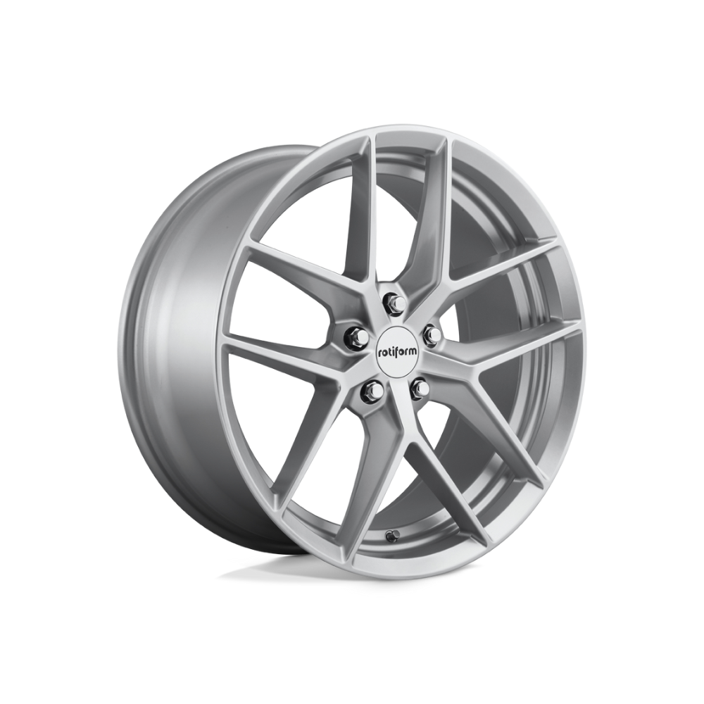 ROTIFORM 1PC R133 FLG GLOSS SILVER Passenger|18X8.5 5/112, Offset +45, Centre bore 66.56, Load Rating 725 kg