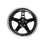 FORGEAUTO FA-5 BLACK/MACHINED LIP Passenger|20X8.5 5/120, Offset +42, Centre bore 69.6, Load Rating 950 kg