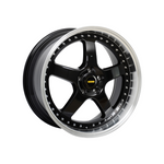 FORGEAUTO FA-5 BLACK/MACHINED LIP Passenger|20X8.5 5/114.3, Offset +35, Centre bore 73.1, Load Rating 950 kg
