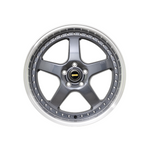 FORGEAUTO FA-5 GREY MACHINED LIP Passenger|20X8.5 5/120, Offset +42, Centre bore 69.6, Load Rating 950 kg