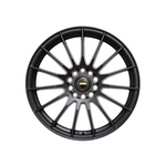 FORGEAUTO INDY SATIN BLACK Passenger|17X7 10/100-114.3, Offset +40, Centre bore 73.1, Load Rating 850 kg