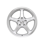 FORGEAUTO WS-5 SILVER/MACHINED LIP Passenger|20X9.5 5/120, Offset +43, Centre bore 69.6, Load Rating 850 kg