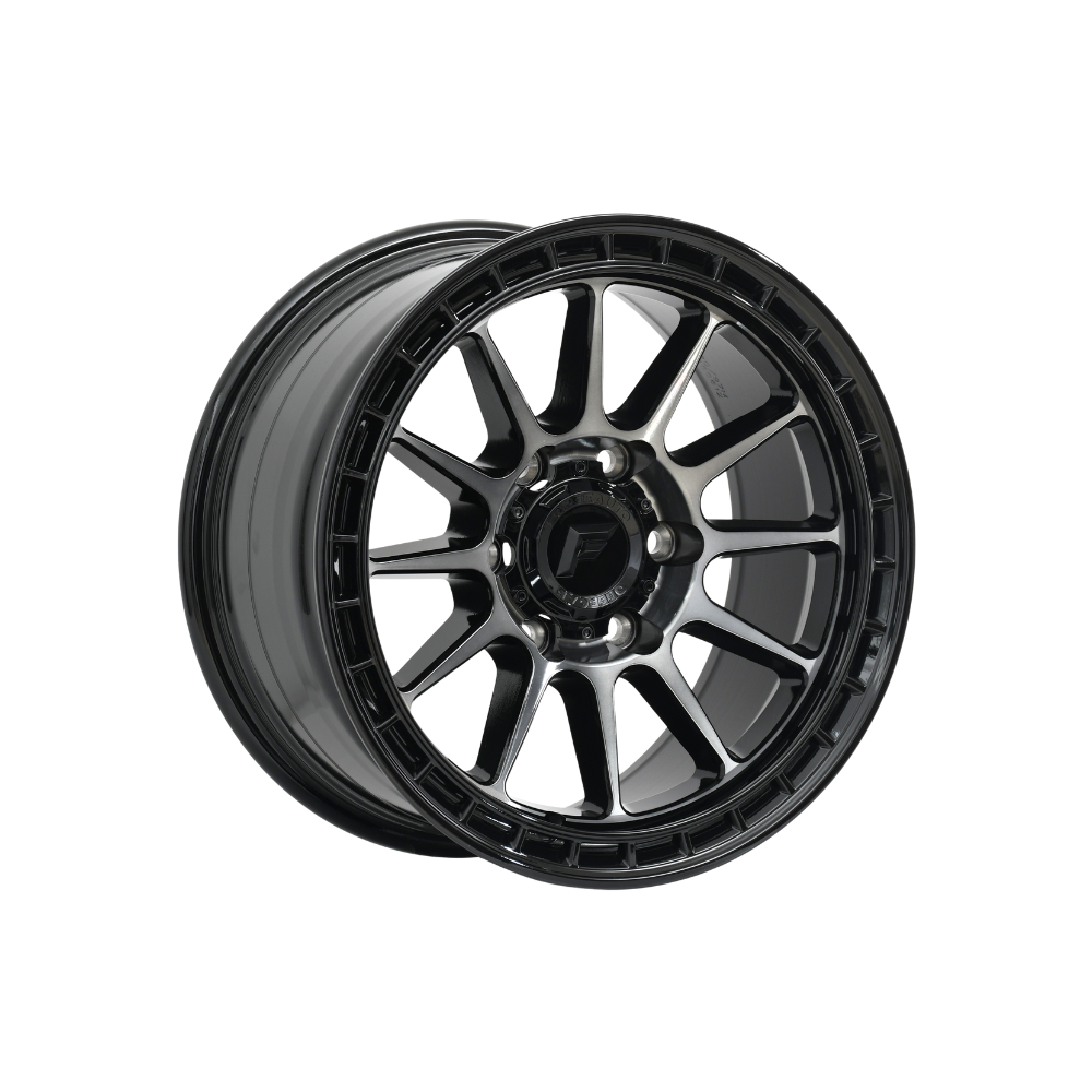 FORGEAUTO REBEL Dark Tint Jet Black|17X8.5 6/139.7, Offset +20, Centre bore 106.1, Load Rating 1500 kg
