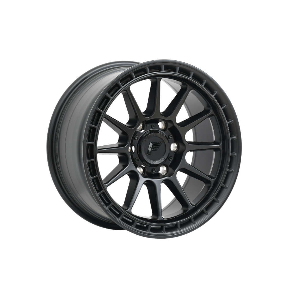 FORGEAUTO REBEL Satin Black|17X8.5 6/139.7, Offset +20, Centre bore 106.1, Load Rating 1500 kg