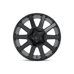 FUEL 1PC D437 CONTRA SATIN BLACK 4x4|18X9 12/139.7-135, Offset +1, Centre bore 106.1, Load Rating 1311 kg