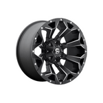 FUEL 1PC D546 ASSAULT MATTE BLACK MILLED 4x4|18X9 8/170, Offset +1, Centre bore 125.1, Load Rating 1678 kg