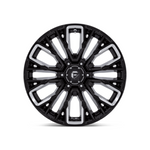 FUEL 1PC D849 REBAR GLOSS BLACK MILLED 4x4|17X9 6/139.7, Offset -12, Centre bore 106.1, Load Rating 1133 kg