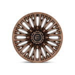 FUEL 1PC D850 REBAR PLATINUM BRONZE MILLED 4x4|20X10 8/180, Offset -18, Centre bore 124.3, Load Rating 1678 kg