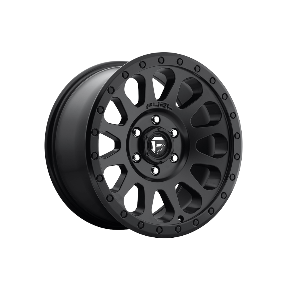 FUEL 1PC D920 VECTOR MATTE BLACK 4x4|15X7 4/156, Offset +13, Centre bore 132, Load Rating 454 kg