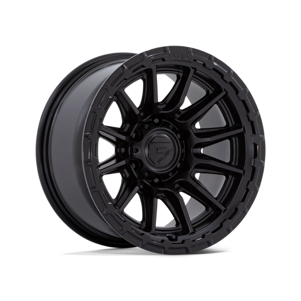 FUEL 1PC FC866 PISTON BLACK OUT 4x4|17X9 6/139.7, Offset +1, Centre bore 106.1, Load Rating 1202 kg
