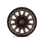 FUEL 1PC FC866 PISTON MATTE BRONZE WITH GLOSS BLACK LIP 4x4|17X9 6/139.7, Offset +1, Centre bore 106.1, Load Rating 1202 kg