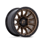 FUEL 1PC FC866 PISTON MATTE BRONZE WITH GLOSS BLACK LIP 4x4|17X9 5/127, Offset +1, Centre bore 71.5, Load Rating 1202 kg