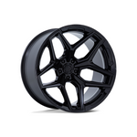 FUEL 1PC FLUX GLOSS BLACK GTCC 4x4|18X9 6/139.7, Offset +20, Centre bore 106.1, Load Rating 1133 kg