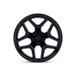 FUEL 1PC FLUX GLOSS BLACK GTCC 4x4|18X9 6/139.7, Offset +20, Centre bore 106.1, Load Rating 1133 kg