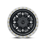 BLACK RHINO ABRAMS GLOSS BLACK W MACH DARK TINT LIP 4x4|17X8.5 6/139, Offset +0, Centre bore 112, Load Rating 1022 kg