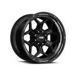 GRID GD16 DDT GLOSS BLACK 4x4|17X9 6/139.7, Offset +18, Centre bore 110.3, Load Rating 1134 kg