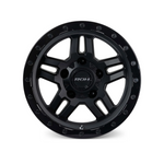 ROH WHEELS HAMMER MATTE BLACK GLOSS BLACK LIP 4x4|18X9 5/150, Offset +35, Centre bore 110, Load Rating 1500 kg