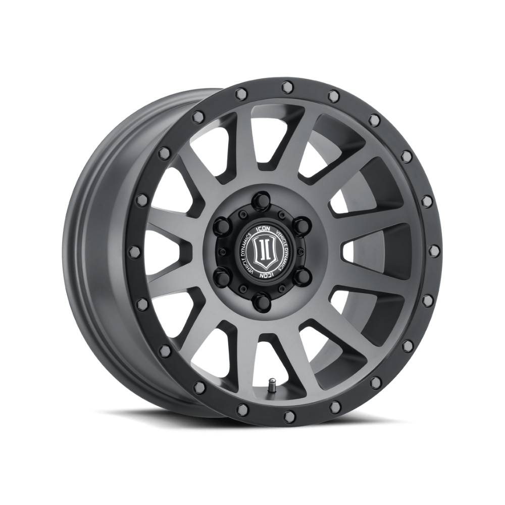 ICON COMPRESSION Titanium|17X8.5 6/139.7, Offset +20, Centre bore 110, Load Rating 1247 kg