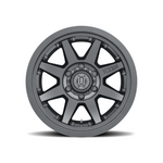 ICON REBOUND PRO Satin Black 4X4|17X8.5 6/139.7, Offset +0, Centre bore 110.1, Load Rating 1451 kg