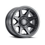 ICON REBOUND PRO Satin Black 4X4|17X8.5 6/139.7, Offset -12, Centre bore 110.1, Load Rating 1451 kg