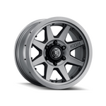 ICON REBOUND PRO Titanium 4X4|17X8.5 6/139.7, Offset -12, Centre bore 110, Load Rating 1451 kg