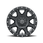 ICON REBOUND Satin Black 4x4|20X9 8/165.1, Offset +12, Centre bore 121.4, Load Rating 1678 kg