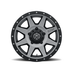 ICON REBOUND Titanium 4x4|17X8.5 6/139.7, Offset +0, Centre bore 110, Load Rating 1134 kg