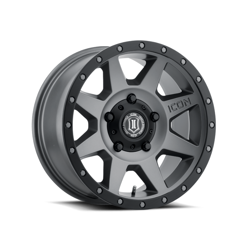 ICON REBOUND Titanium 4x4|17X8.5 6/139.7, Offset +0, Centre bore 110, Load Rating 1134 kg